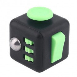 Fidget Cube Relieves Stress and Anxiety for Child, Adult (Gray Green)